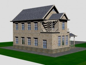 villa 179 Modello 3D