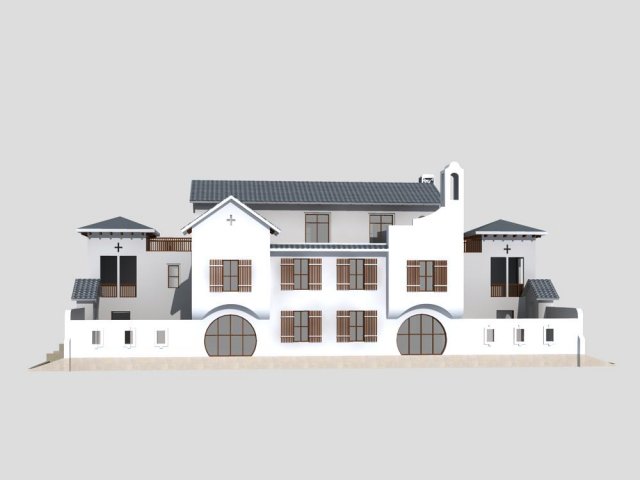 villa 180 3D Model .c4d .max .obj .3ds .fbx .stl .blend 