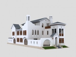 villa 180 3D Model