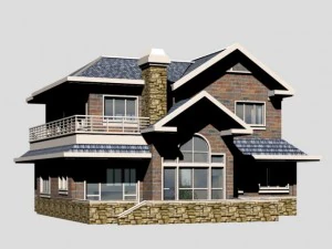 빌라 182 3D 모델