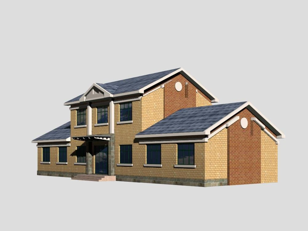 villa 186 3D Model .c4d .max .obj .3ds .fbx .stl .blend 