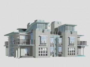villa 189 3D 모델