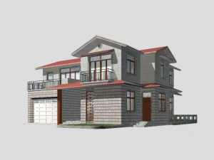 villa 190 3D Model
