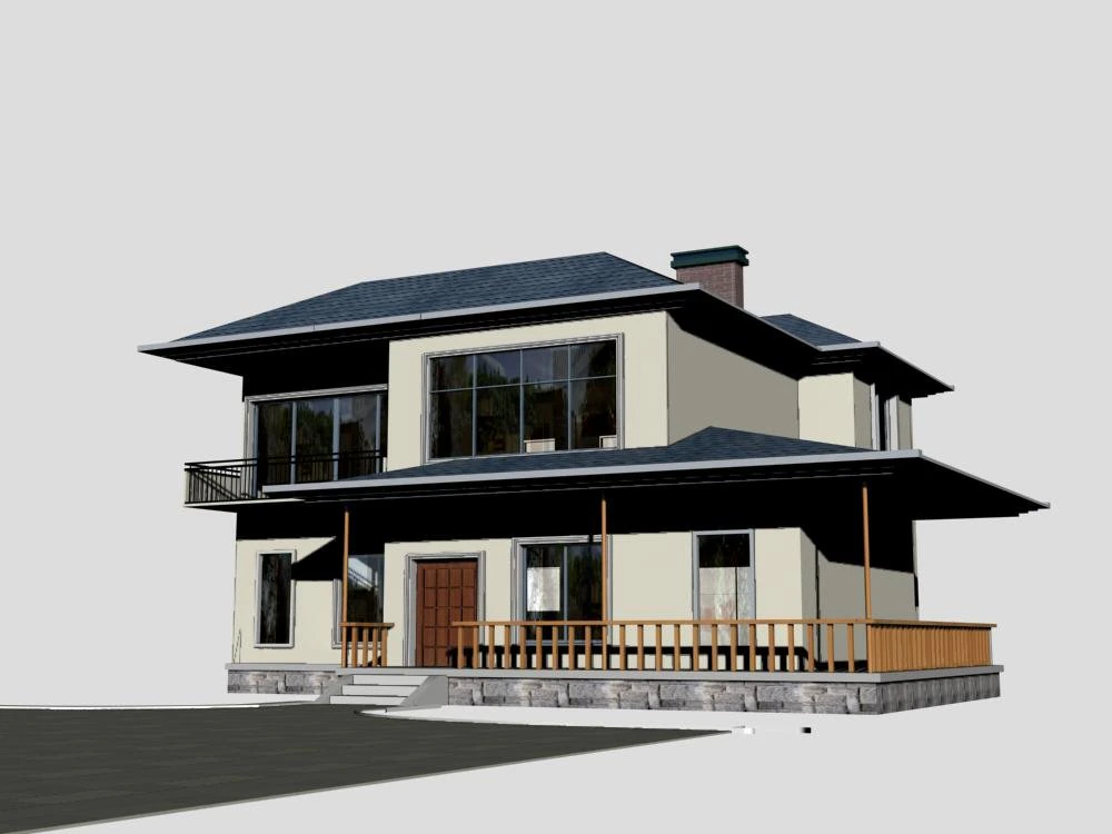 villa 193 3D Model .c4d .max .obj .3ds .fbx .stl .blend 