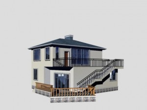 villa 195 3D-Modell