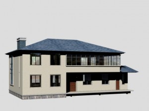 villa 196 Modèle 3D