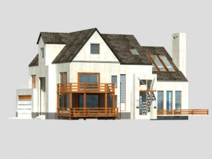villa 200 3D मॉडल