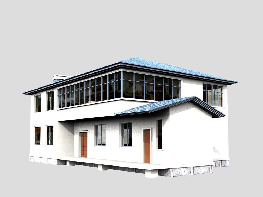villa 192 3D Model .c4d .max .obj .3ds .fbx .stl .blend 