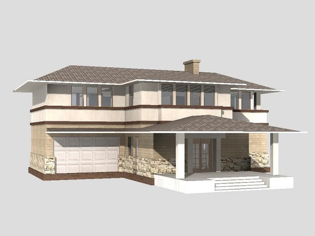 villa 201 3Dモデル .c4d .max .obj .3ds .fbx .stl .blend 