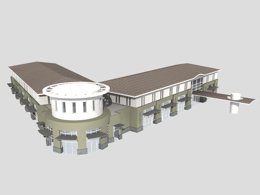 villa 203 3D Model .c4d .max .obj .3ds .fbx .stl .blend 