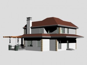 villa 205 Modèle 3D