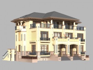 villa 208 3D Model