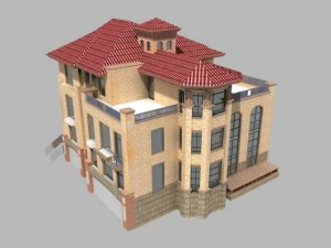 villa 210 3D Model