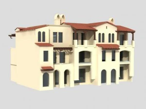 villa 212 Modello 3D