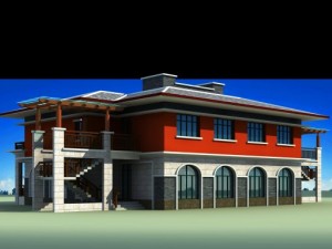 villa 221 3D Model