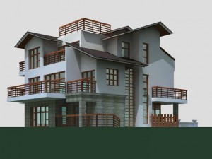villa 225 3D Model