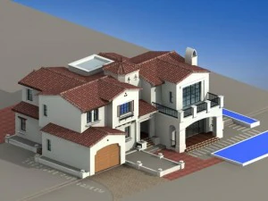 villa 240 3D Model