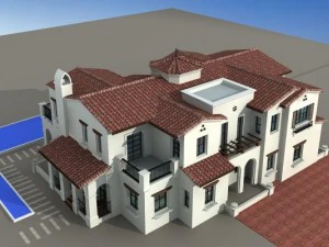villa 240 3D Model