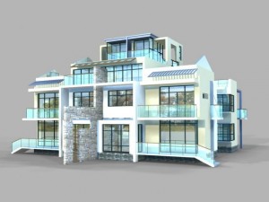 villa 241 Modello 3D