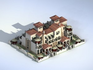 villa 242 3D Model