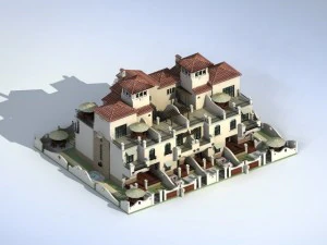 villa 242 3D Model