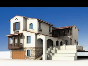 빌라 251 3D 모델