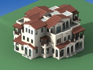 villa 252 Model 3D