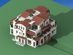 villa 252 Modèle 3D