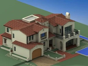 villa254 Modello 3D