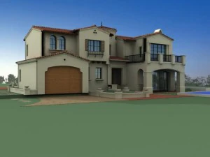 villa254 Modello 3D