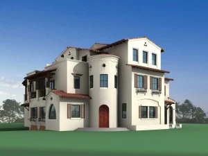 villa256 Modello 3D