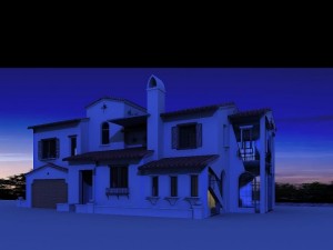 villa 258 3D 模型