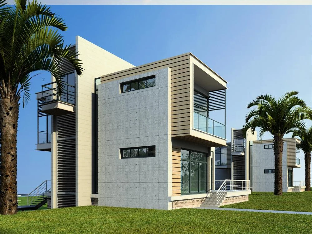 villa 270 3D Model .c4d .max .obj .3ds .fbx .stl .blend 