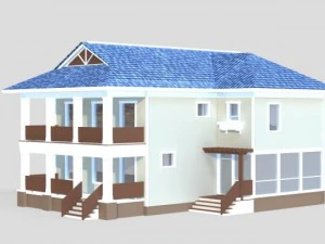 빌라 272 3D 모델