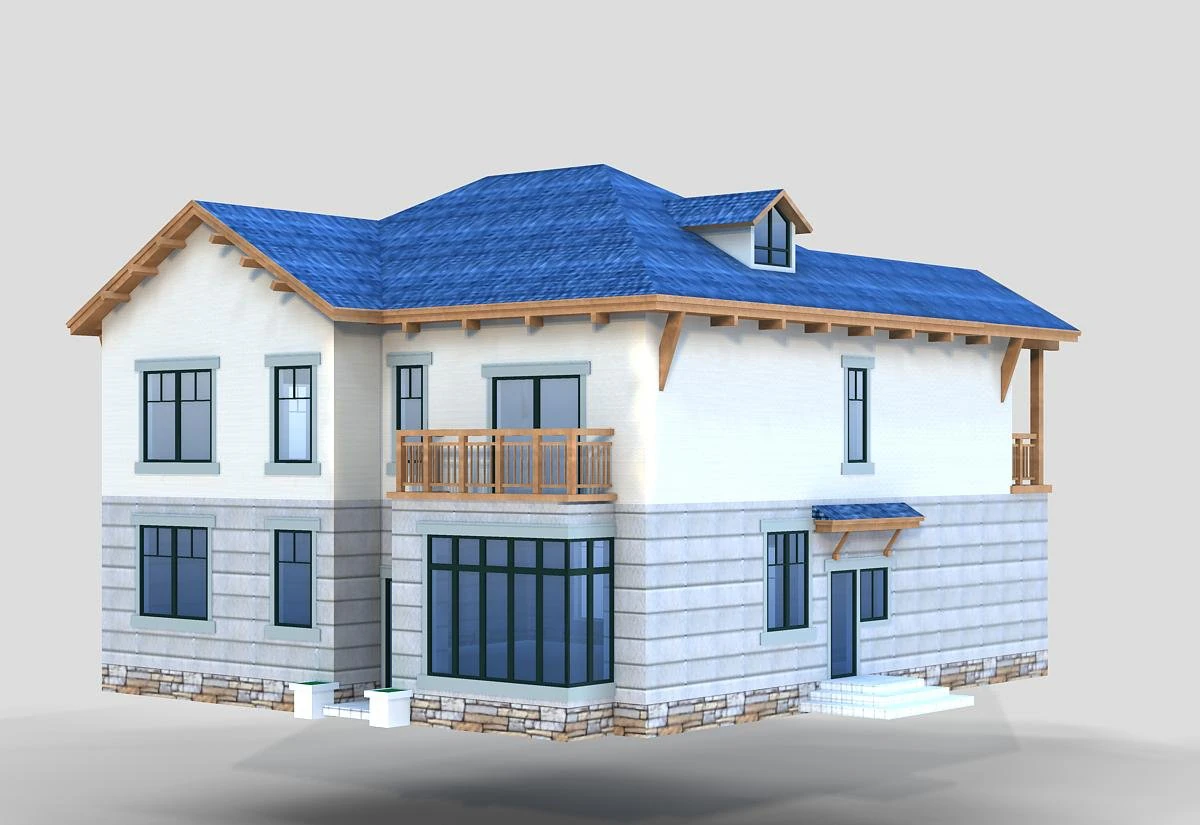 chalet 278 Modelo 3D .c4d .max .obj .3ds .fbx .stl .blend 