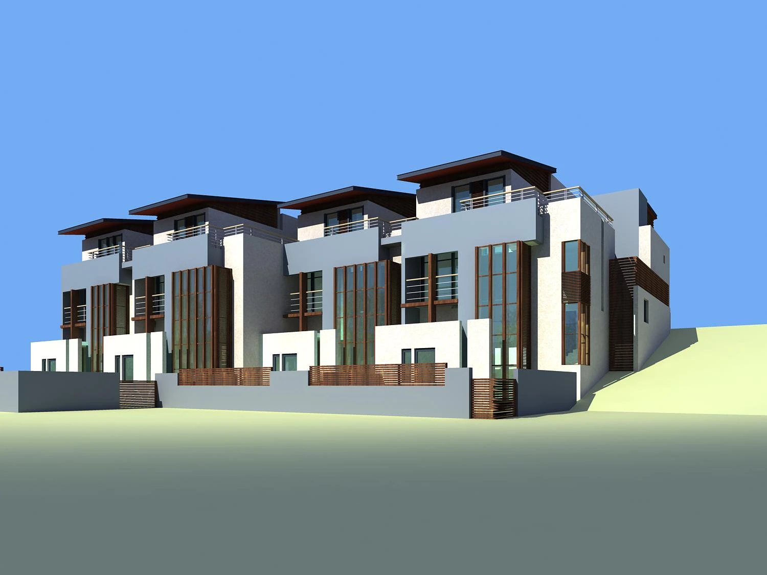 villa 279 3D Model .c4d .max .obj .3ds .fbx .stl .blend 