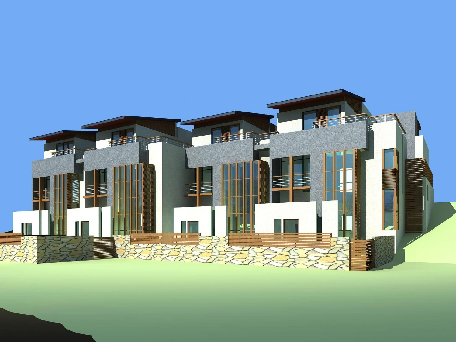 villa 280 3D Model .c4d .max .obj .3ds .fbx .stl .blend 