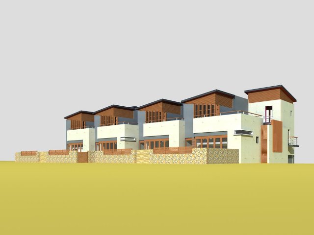 villa 281 3D Model .c4d .max .obj .3ds .fbx .stl .blend 