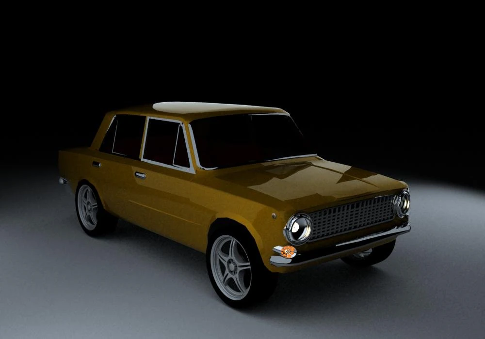 vaz 2101 3D Model .c4d .max .obj .3ds .fbx .stl .blend 