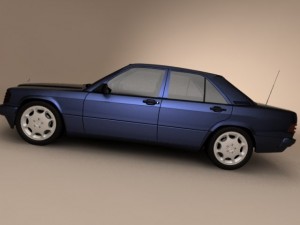 mercedesbenz w201 3D Модель