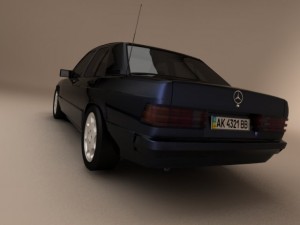 mercedesbenz w201 3D Модель