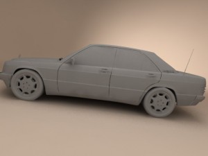 mercedesbenz w201 3D Модель