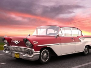 car  chevrolet bel air Modelo 3D