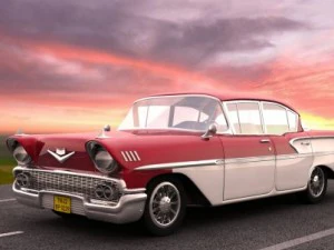 車シボレーベルエア 3Dモデル