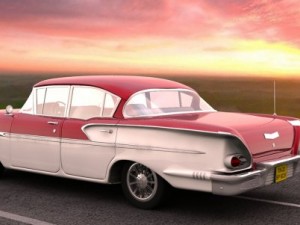 car  chevrolet bel air Modelo 3D