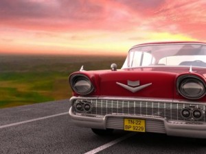 car  chevrolet bel air Modelo 3D