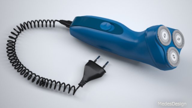 philishave electric shaver Modello 3D .c4d .max .obj .3ds .fbx .stl .blend 