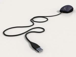 a4 tech mouse model op620d 3D Model