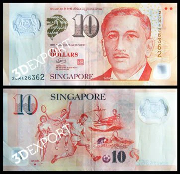 moeda em texturas de Singapura Texturas CG .c4d .max .obj .3ds .fbx .stl .blend 