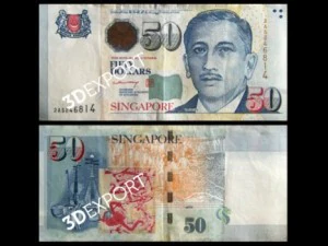 moeda em texturas de Singapura Texturas CG